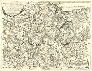 Margraviate and Electorate of Brandenburg by Giacomo Cantelli
